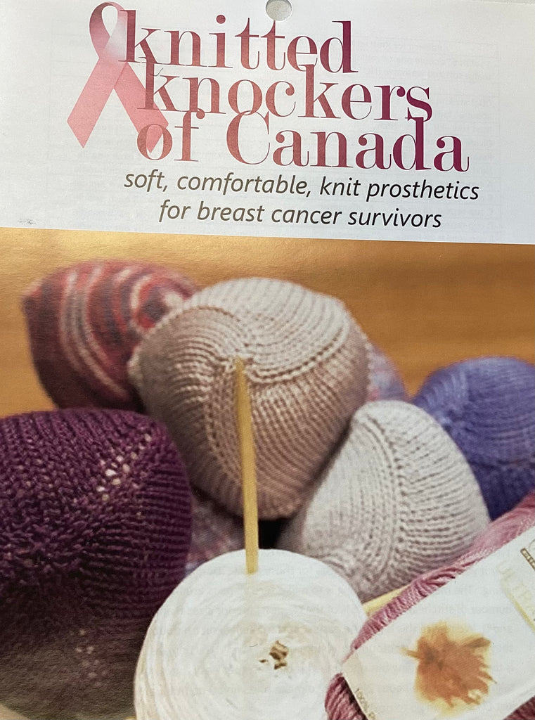 Knitted Knocker kit Yarn It!