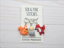 Fox & Pine Stitch Markers