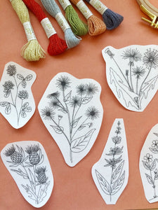 MCJ Peel, Stick, and Stitch Embroidery Patterns