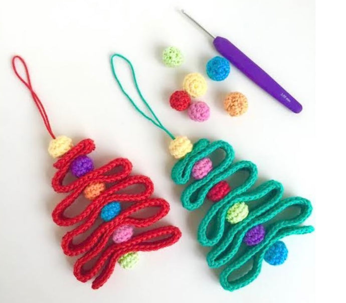 Crochet Ribbon Tree Ornament / Nov. 16