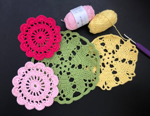 A Modern Take on Crochet Doilies / TBD