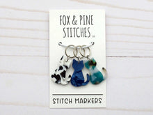 Fox & Pine Stitch Markers
