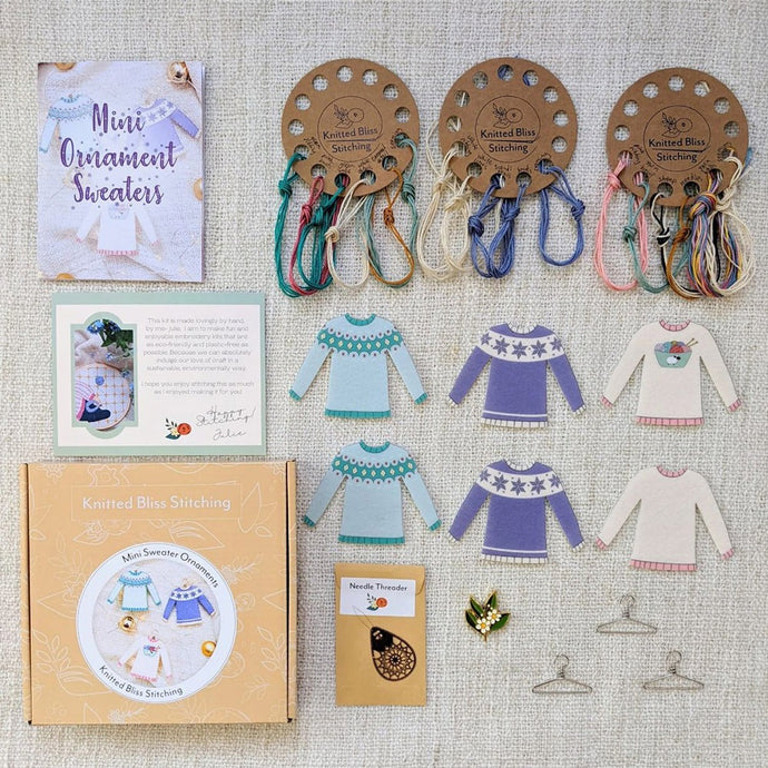 Mini Ornament Embroidery Kit