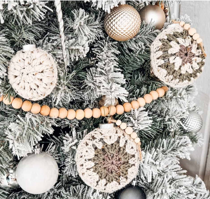 Crochet Granny Hexagon Ornament / Nov. 29