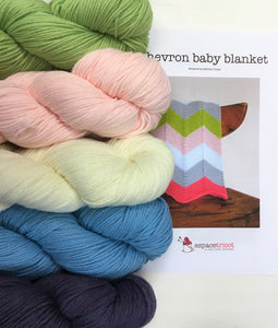 Chevron Baby Blanket Kit
