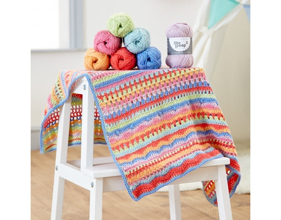 WYS Bo Peep Crochet Carousel Blanket Kit