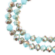 Crystal Lane Rondelle 2 Strand Beads - 4x6 mm