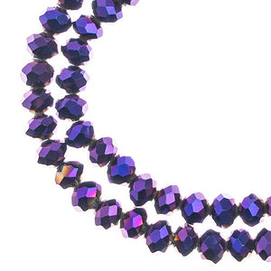 Crystal Lane Rondelle 2 Strand Beads - 4x6 mm