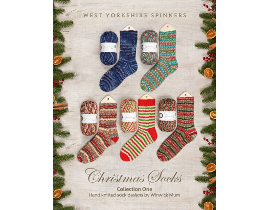 Christmas Socks - Collection One: Hand Knitted Sock Designs by Winwick Mum