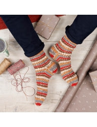 Christmas Socks - Collection One: Hand Knitted Sock Designs by Winwick Mum